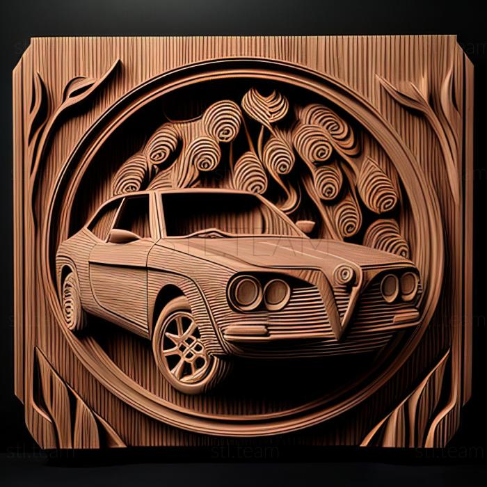 3D модель Alfa Romeo Giulietta 1977 року (STL)